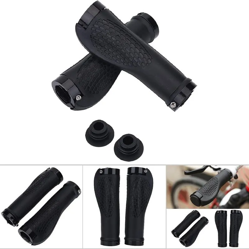 Anti Skid Rubber Bicycle Grips Mountain Bike Lock On Bicycle Handlebars Grips 2.5cm MTB Road Cycling Skid Proof