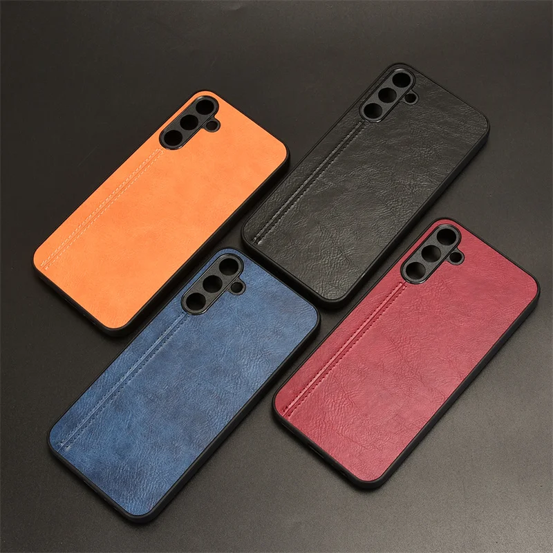Stitching Fabric Leather Texture Phone Case Cover