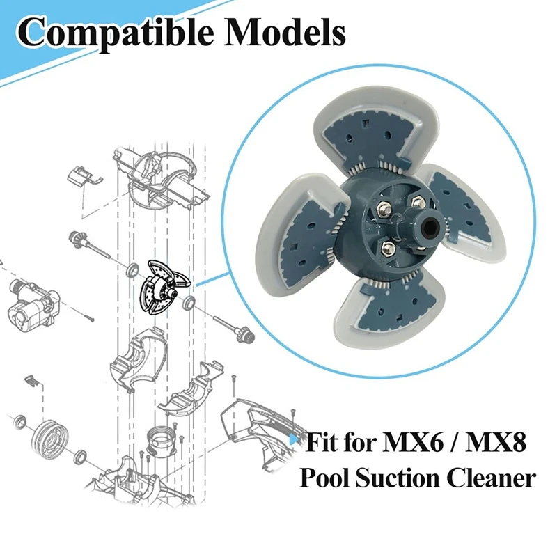 R0524900 Cleaner Engine Replacement Part For MX6/MX8 Pool Suction Cleaner, Engine Assembly