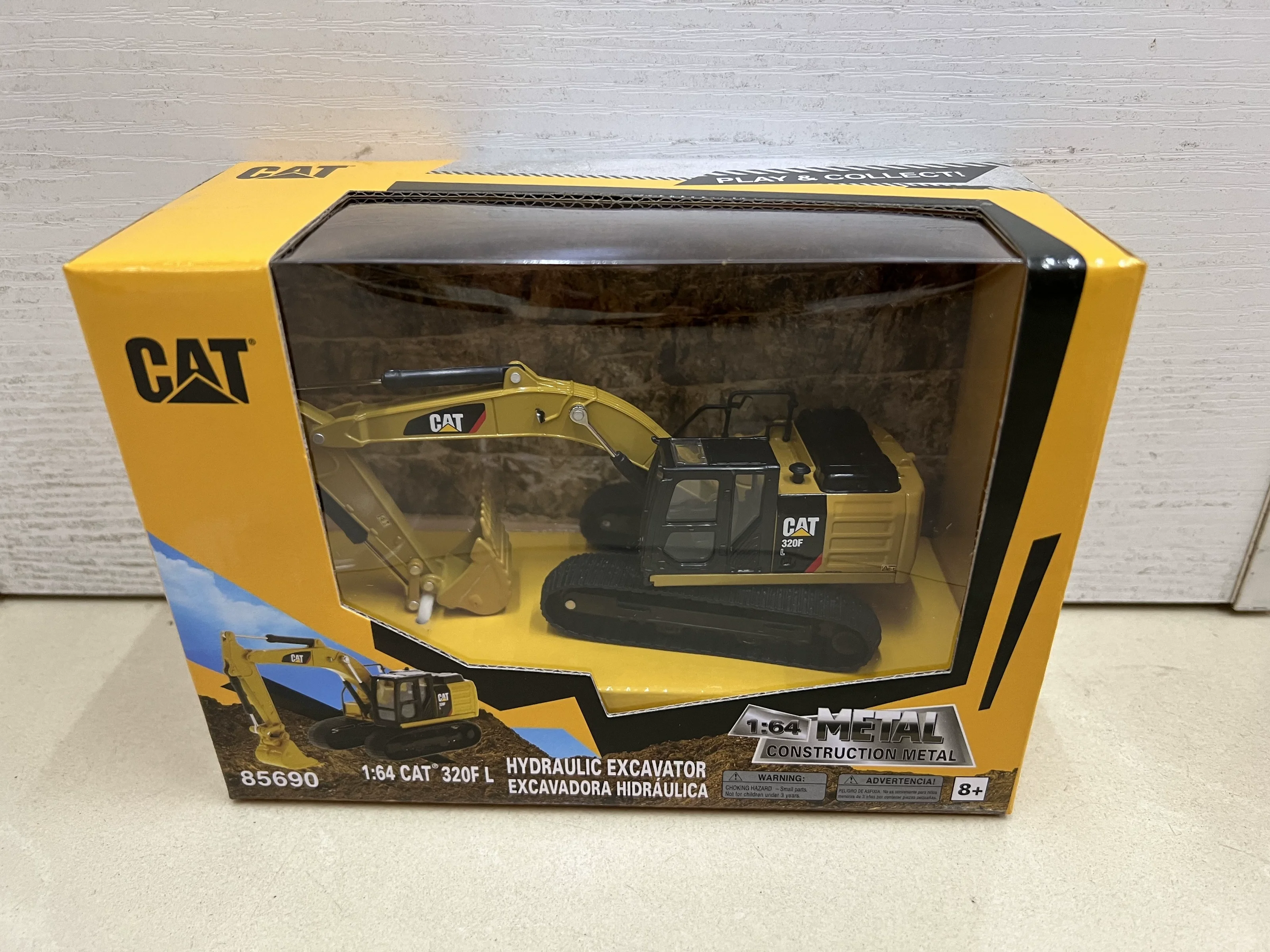 

Модель Экскаватора DM 1:64 cat 320F L, Инженерная модель из сплава