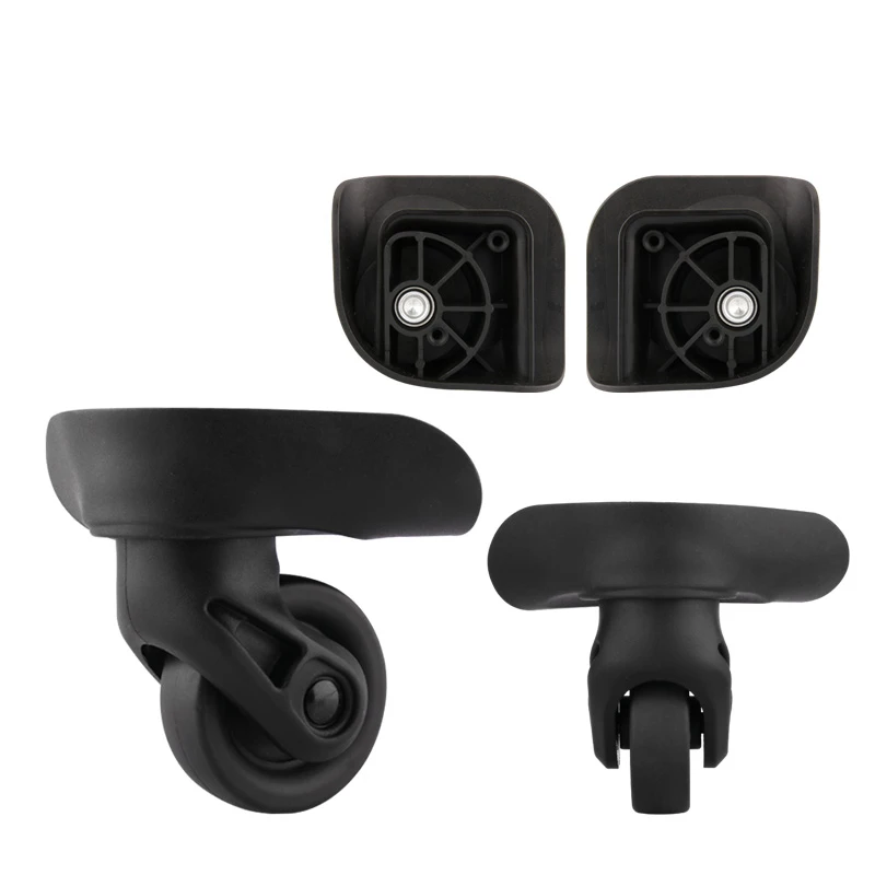 

Trolley Luggage Case Wheel Replacement Universal Accessories Travel Suitcase Parts Repair Set Ordinary Wheel Replace Black Wheel