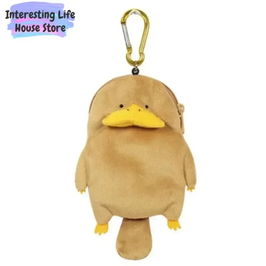 Coin Purse Platypus Bag Badger Wombat Koala Plush Doll Retractable Card Bag Cute Coin Purse Organizer 1Pc plush coin purse
