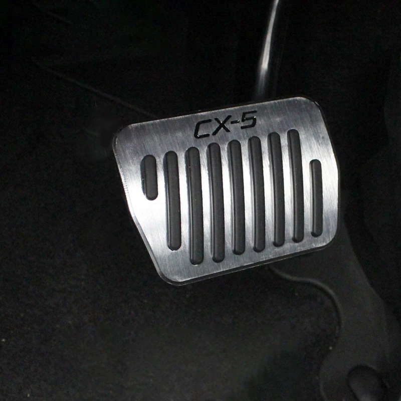 For Mazda CX-5 CX5 KE KF 2012-Car Accelerator Brake Pedals FootRest Pedal Cover Pad car pedals,pedal cover