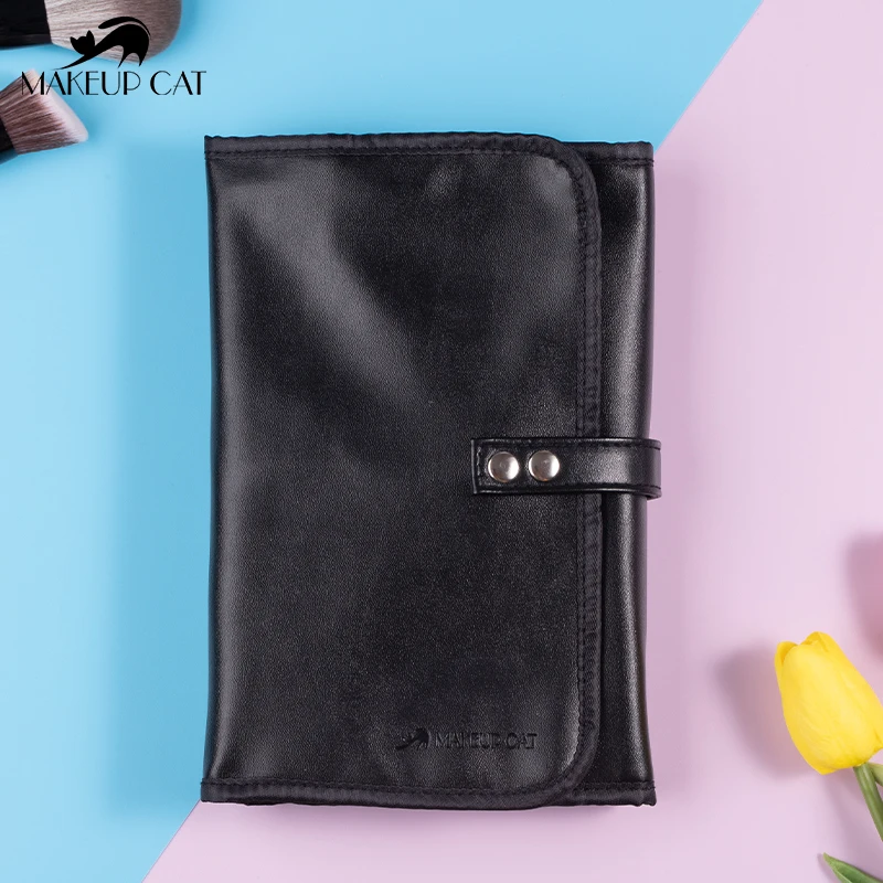 Мягкий полиуретановый чехол для кистей макияжа сумка хранения портативный