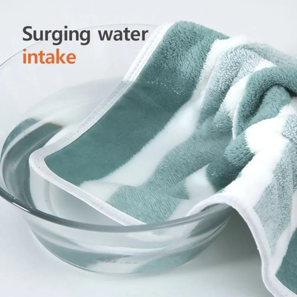 1 Pc Thickened Absorbent Bath Towel - Soft Face Towel for Home - Image 5
