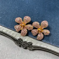 Bijoux Européens et Américains de Haute Qualité : Boucles d'Oreilles, Collier, Bracelet, Étoile de Mer K9, Longue Pampille, Fleur d'Hydrangea 5