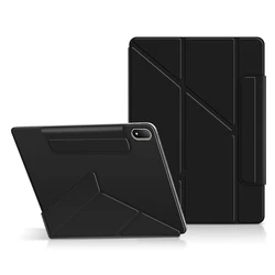 Ultra Thin Multi - Folding Magnetic Tablet Smart Cover for OnePlus Pad 4 13.2in (Black)