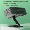 Cell Phone Stand for Desk Desktop Phone Holder Foldable with 360 Rotating Base for iPhone 16 15 14 13 Pro Pro Max