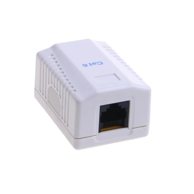 Cat6 RJ45 키스톤 잭 슬림 프로파일, 이더넷 벽면 잭 펀치 다운 커넥터 U4LD
