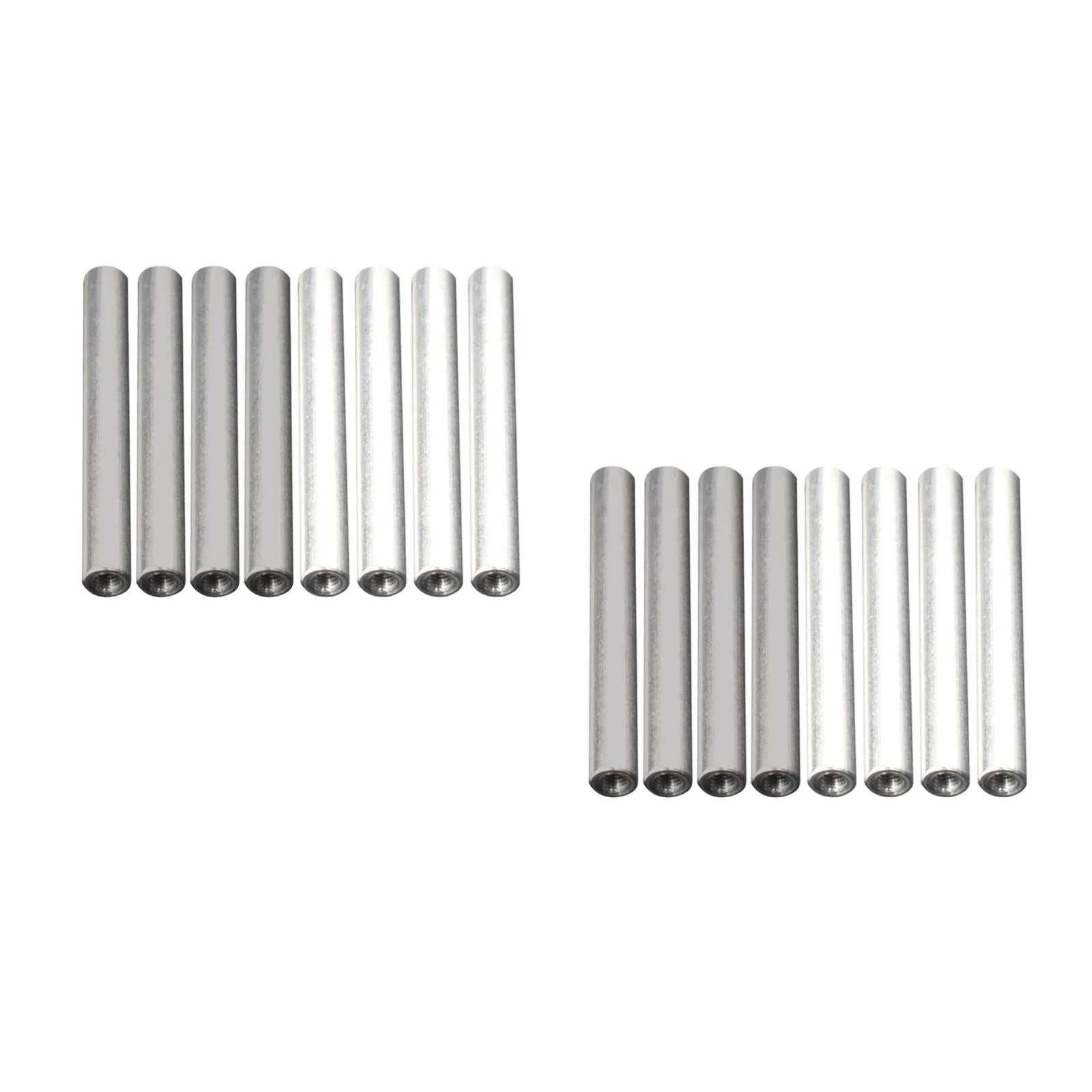 16 pcs Precision Quality Aluminum Iron Rods for Electromagnetic Experiments Testing Compact for Electromagnetic