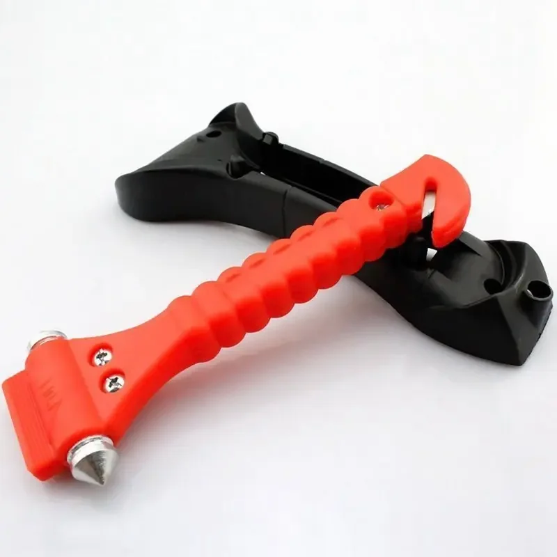 Safety Hammer 1/2PCS Camping Driving Car Seat Belt Cutter 2-in-1 Emergency Break Window Glass Punch Survival Life Rescue Tools