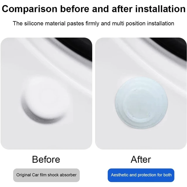 Housses Réduction Bruit Lot 4 Protections Serrures Voiture Silicone - Antirouille Et Antibruit Pour Portières Coffret 4 Housses