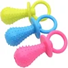 Pet Rubber Pacifier Dog Toy Interactive Rubber Soother Pet Dog Cat Puppy Elasticity Teeth Dog Chew Toys Tooth Cleaning Toy 1