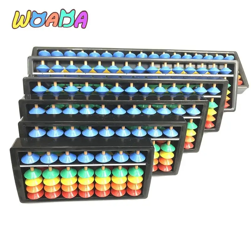 Digit Rods Standard Abacus Soroban Chinese Japanese Calculator Counting Tool Mathematics Beginners Caculating Toys 7/11/13/15/17