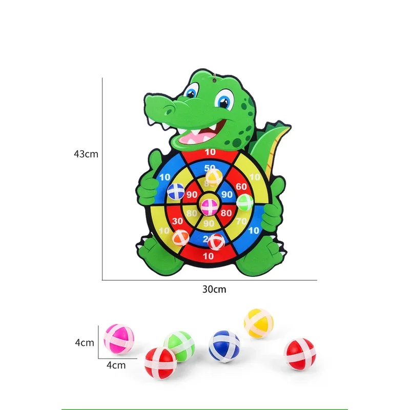 Educational Toy Board Game Dart Plate Board Child Educational Games Dart Board Baby Toy Stickey Ball Dart Indoor Sports Child Montessori Games for Children 3 to 7 Years