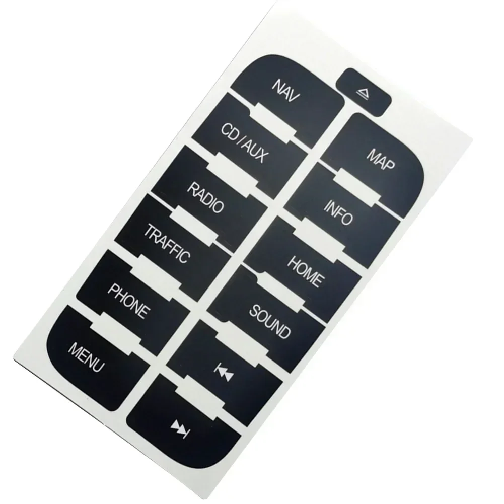 M.JVisun Start-Stop Knopf Cover - Carbon Aufkleber Für Ford Modelle