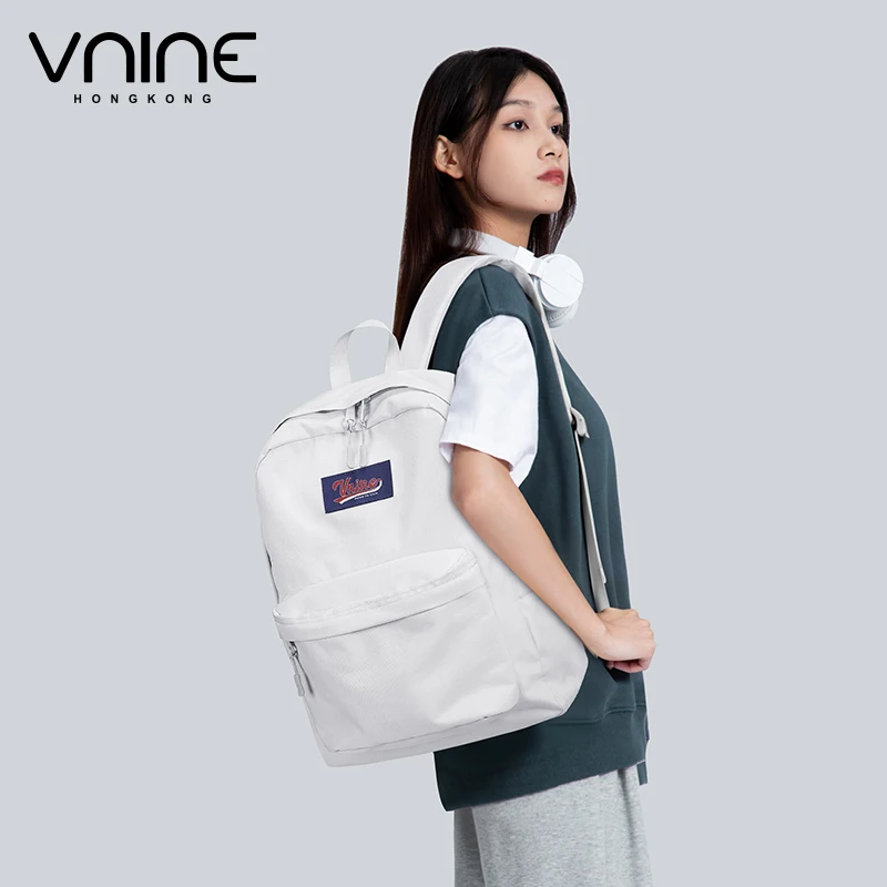 VNINE backpack for men 2024 new casual canvas travel computer backpack for women simple and lightweight student backpack