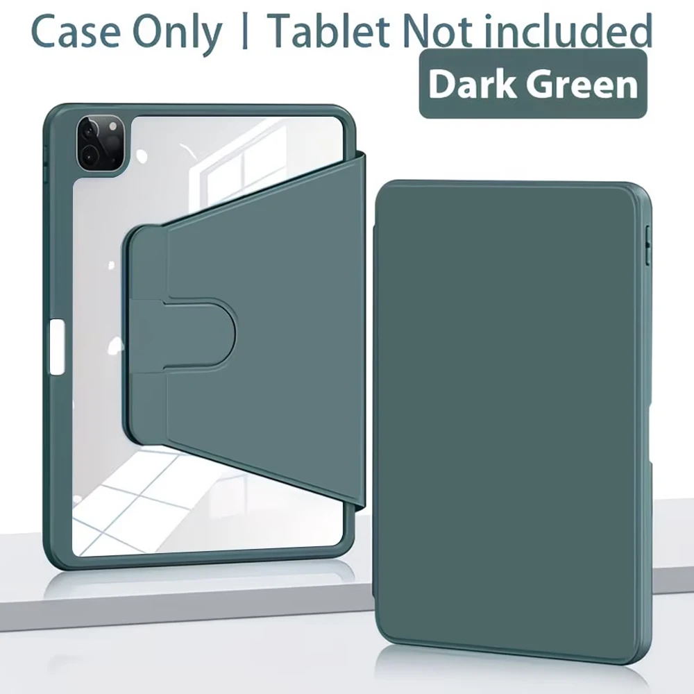 Swiveling 360° Rotation Tablet Cover for iPad Air, iPad, and iPad Pro