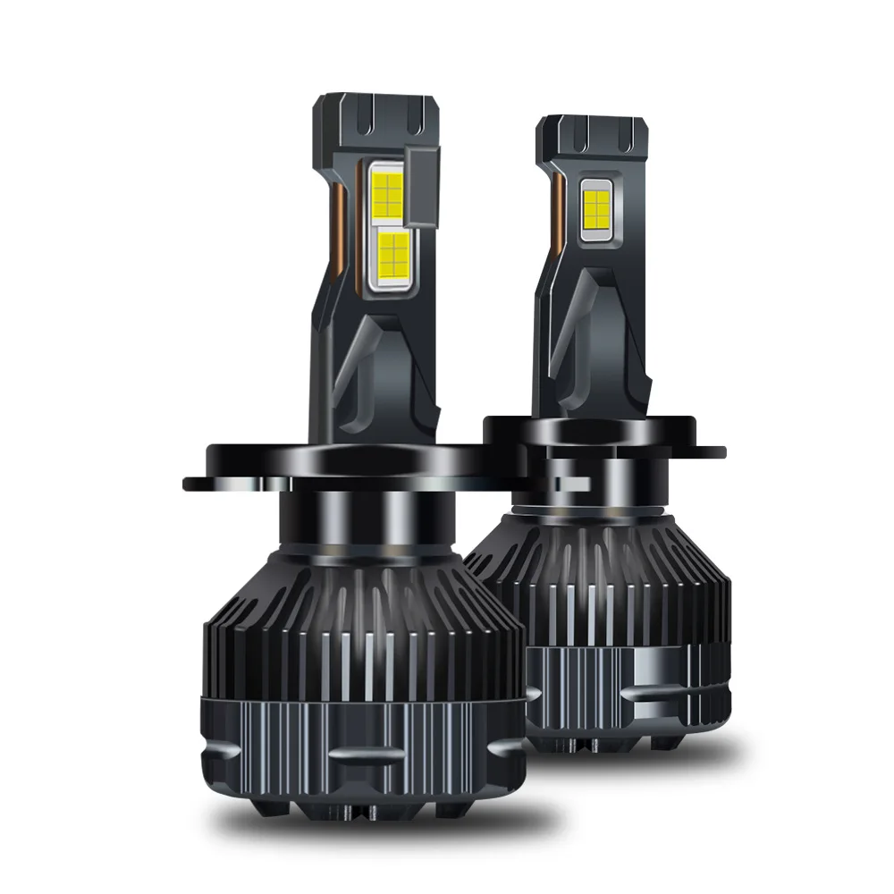 

IP67 Aluminum AT Automatic Car Accessories LED Headlight Bulb H4 Liquid Cooled Copper Tube High Power Universal 6000K
