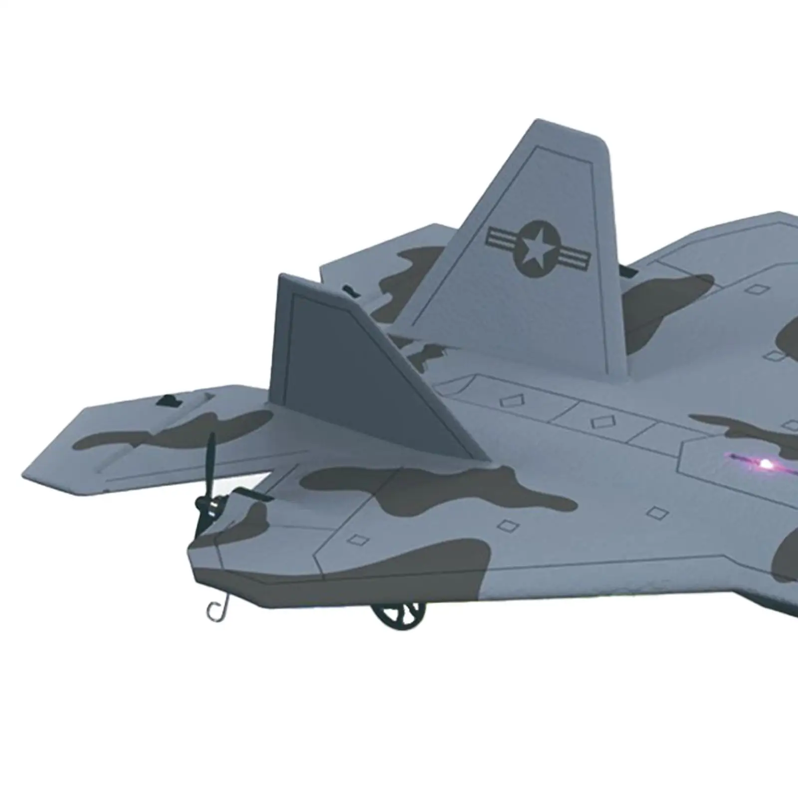 Remote Control Airplane with LED Searchlight 4CH EPP Foam F22 Fighter