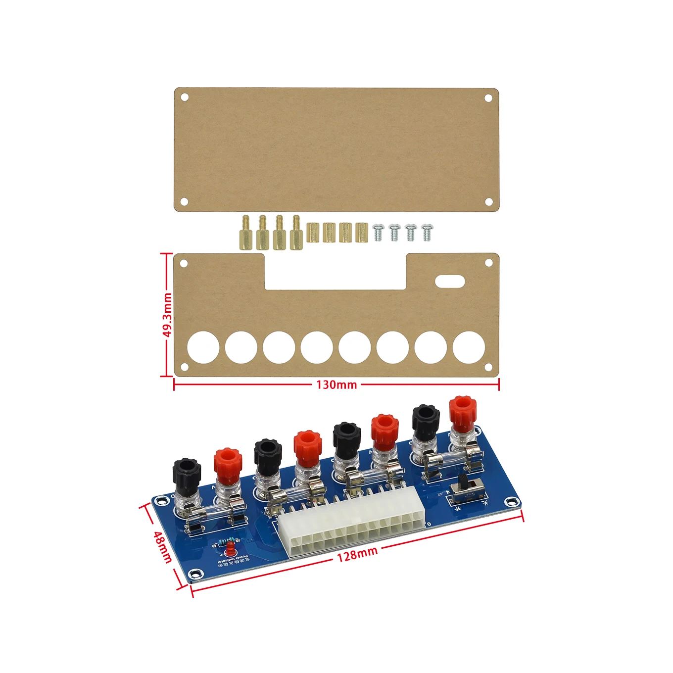 XH-M229 HU-M28W 24Pin Desktop PC Chassis Power ATX Transfer zu Adapter Board Netzteil Schaltung Outlet Modul Ausgang Terminal – Detail 3