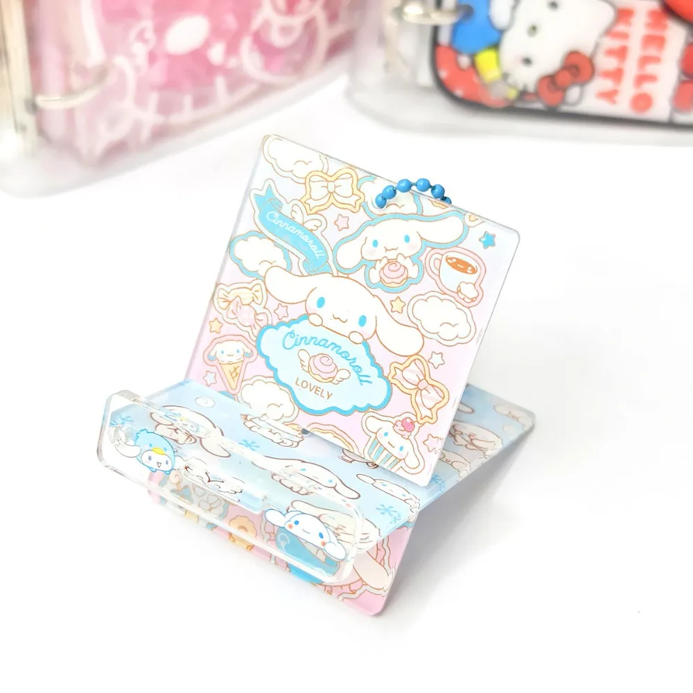 iigen Sanrio Cartoon Melody Kuromi Cinnamoroll 비즈 폰 스트랩 폰 걸이용 키체인 친구 쥬얼리 액세서리