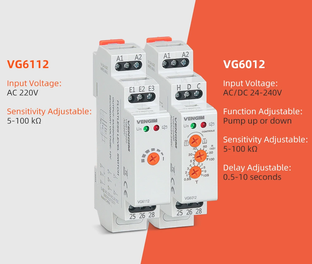 VENGIM Relé de controle nivelado líquido eletrônico