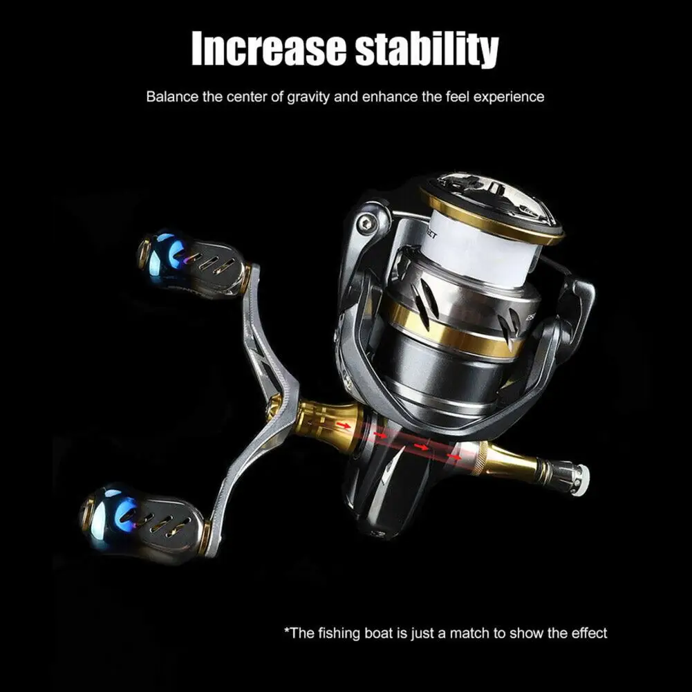 Double Handle Fishing Reel Dual Arm Aluminum Alloy Metal Rocker