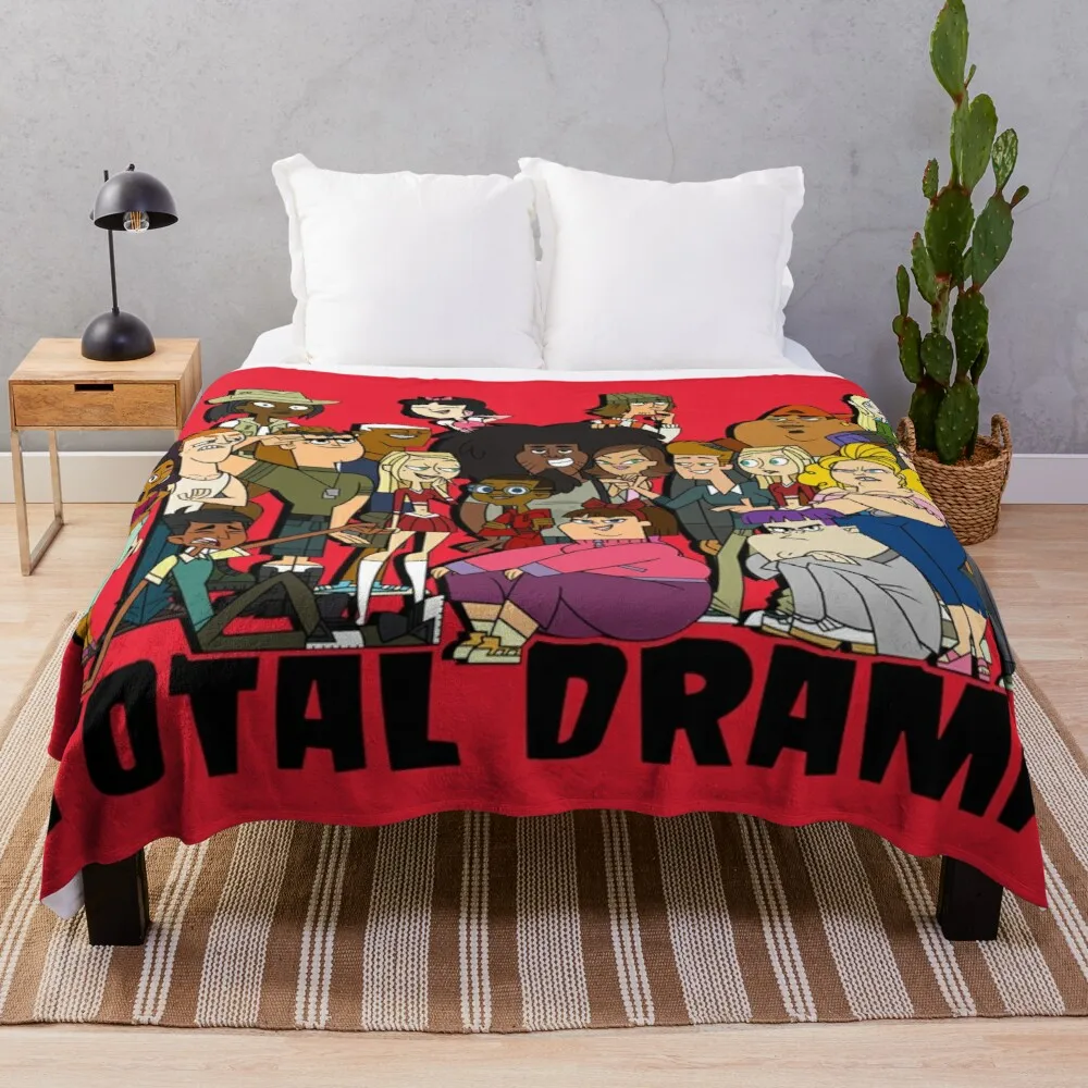 Total Drama Throw Blanket Heavy Blanket Beautiful Blankets blankets and