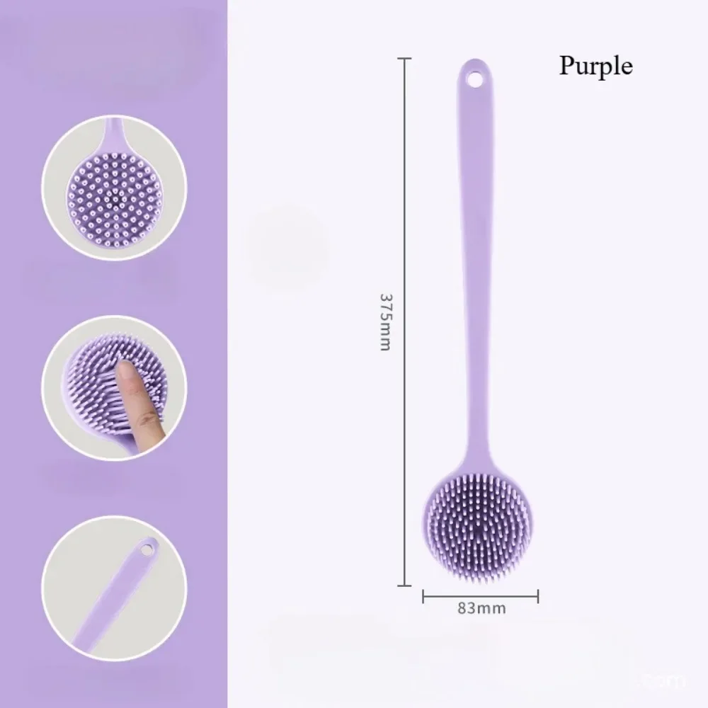 Description Picture 5 of itemLong Handle Bath Brush Bathroom Body Brushes Back Ball Brush Mud Back Scrubber Shower Massage Brush Exfoliation Bathroom Tools