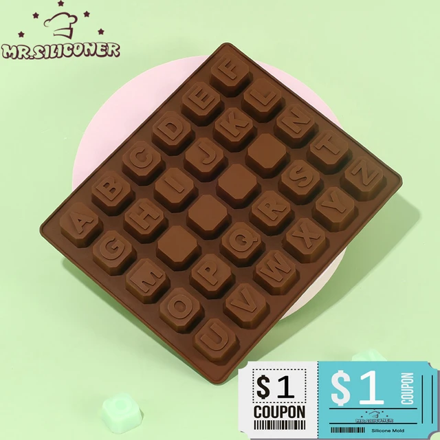 1PCS Silicone Mold 15 Cells Chocolate Mold 3D Fondant Patisserie Candy Bar  Mould Cake Mode Decoration Kitchen Baking Accessories - AliExpress