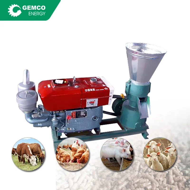 GEMCO-Grama-Alfafa-Pellet-Making-Machine-alimenta-o-de-cabra-pequena ...