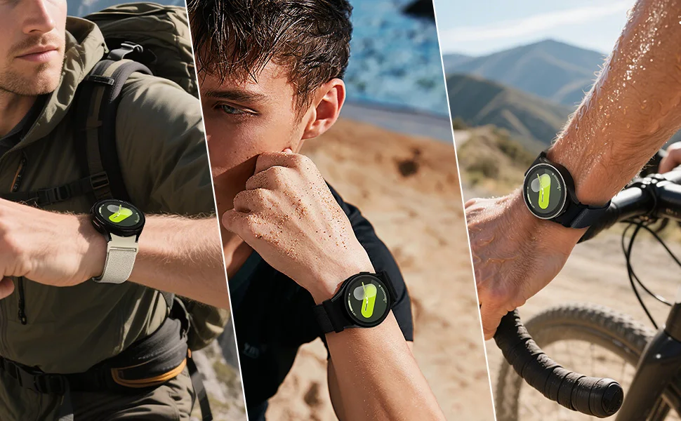 Armband ohne Lücken für Samsung Galaxy Watch 7/FE/5 Pro/6/4/5 40 mm 44 mm 45 mm Correa Parachute-Armband Watch6 4 Classic 43 mm 47 mm Band – Detail 8