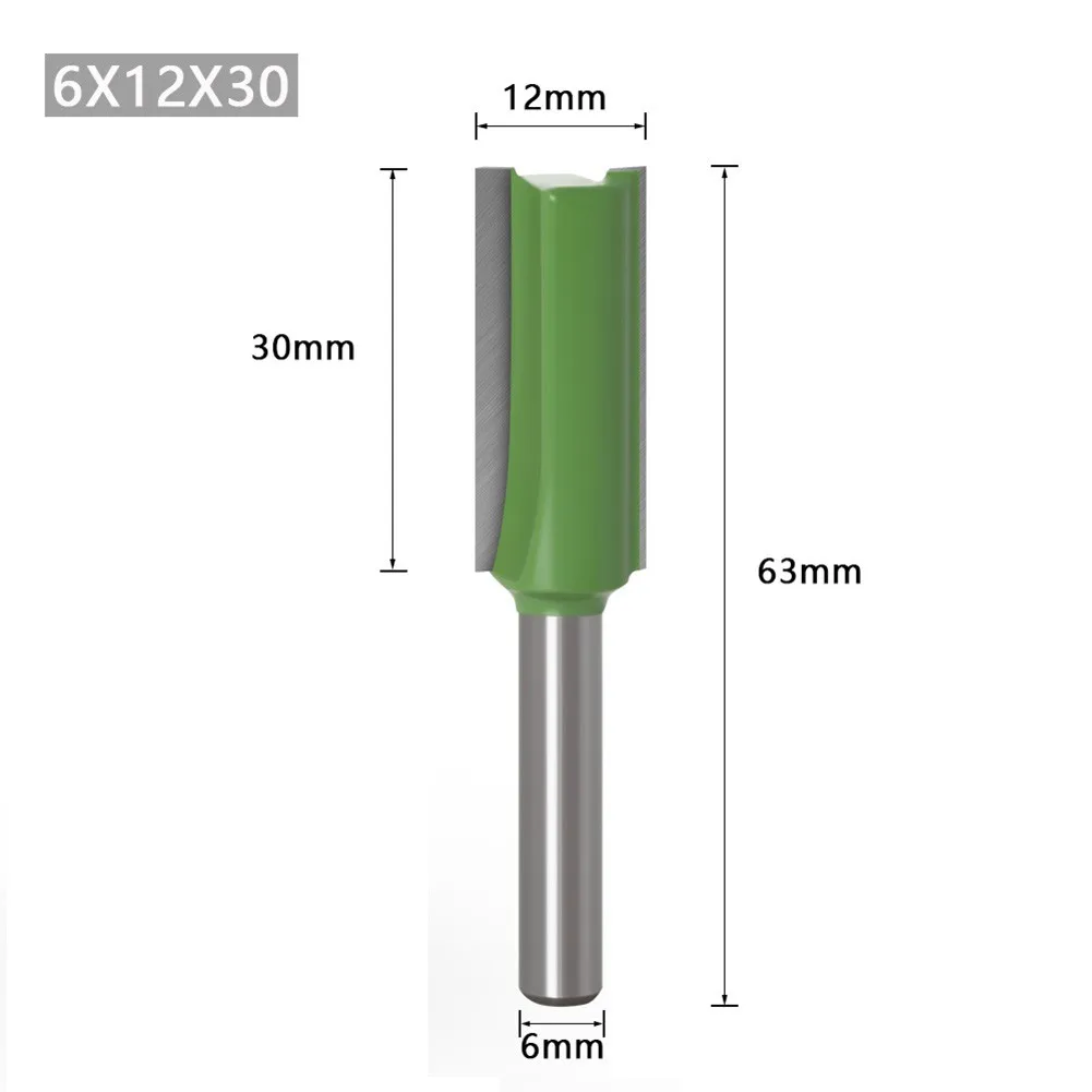 6 MM Router Bits Schaft 3 4 5 6 8 10 12mm Klinge Durchmesser Doppel Flöte Bit für Holzbearbeitung Fräser Werkzeug – Detail 9