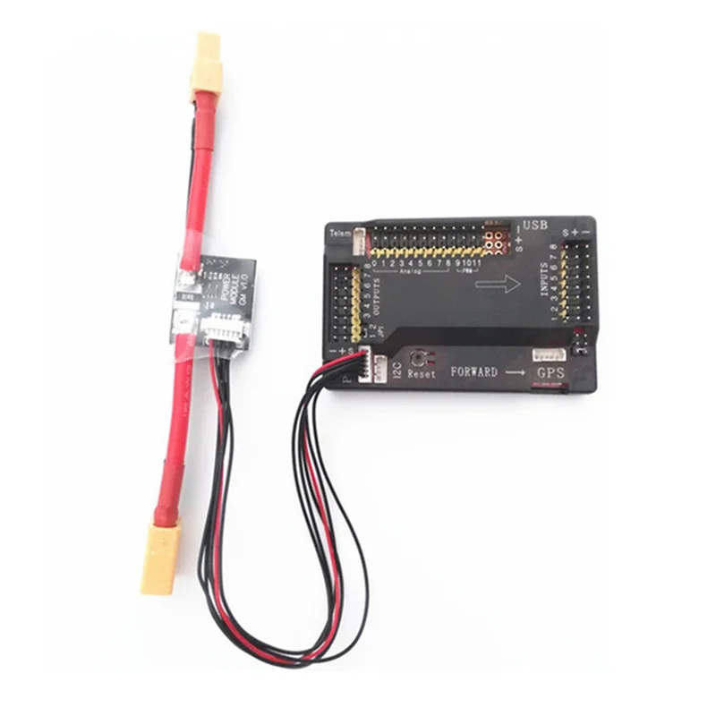 Qy-고품질 APM 2.5 2.6 2.8 Pixhawk 파워 모듈 30V 90A (5.3V DC BEC 포함) T 또는 XT60 커넥터, RC 드론용