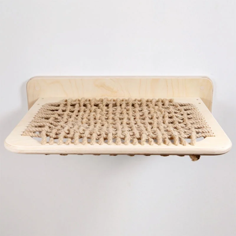 Cat Floating Shelves with Sisal Mat, 1PC Large Cats Kitty Shelf