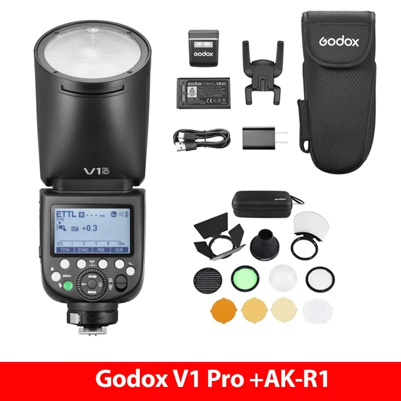 ニコン用ストロボGodox V1-N☆バッテリーVB26AチャージャーVC26 ニコン用ストロボGodox V1-N☆バッテリーVB26AチャージャーVC26