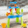 3-Tier Kids Splash Sand Table Water Toys, Rain Showers Splash Pond for Outdoor Beach Backyard, Halloween/Christmas/Thanksgiving 4