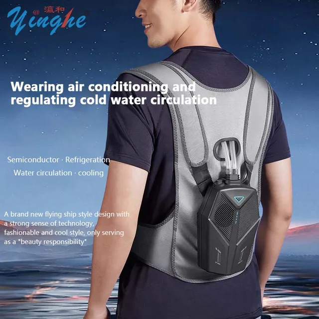 Water Cooled Cooling Vest , Portable Cooling, Wearing Air Conditioning Clothes, Cooling vest For Climbing Fishing 1