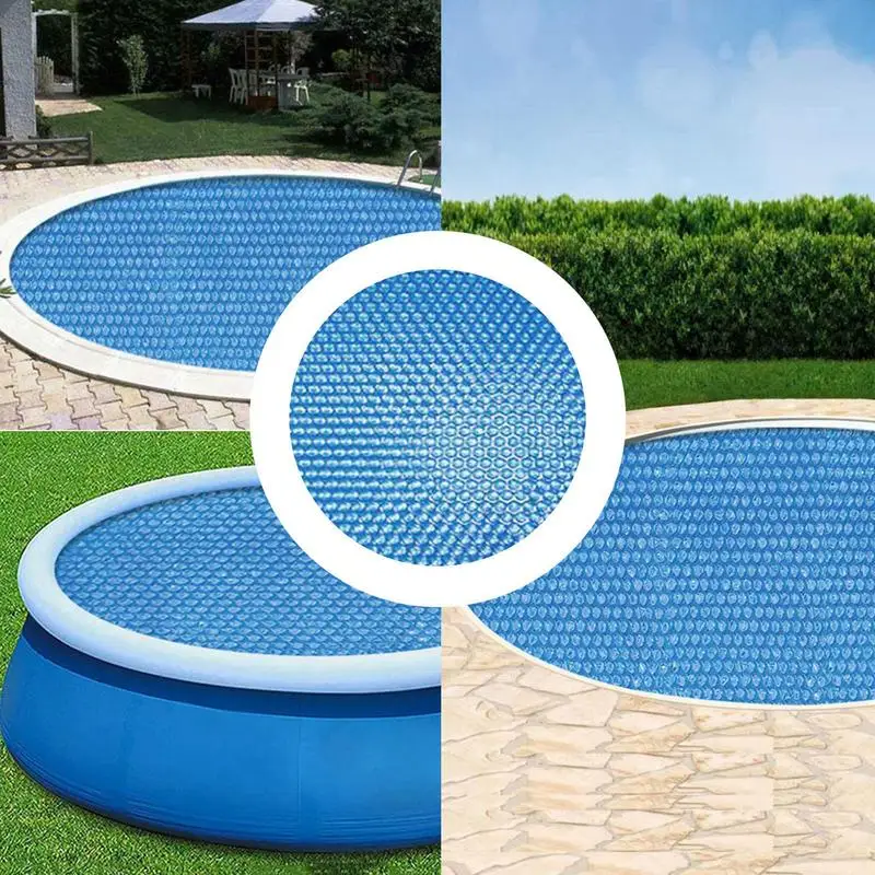 

Above Ground Round Pool Solar Cover Heat Retaining Blanket For Swiming Pool Protective Round Thermal Blanket For Spa Hottub Pool