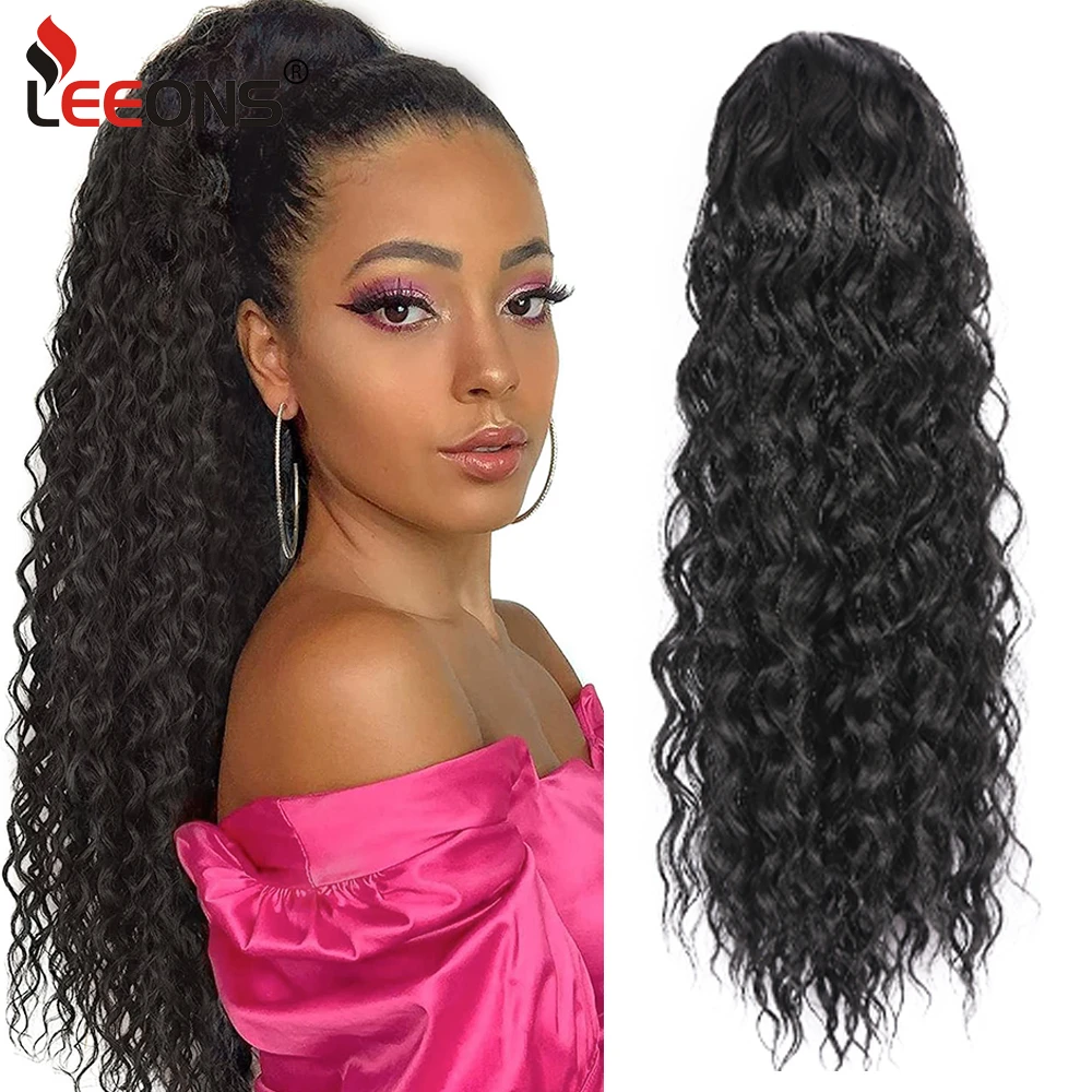 Ponytail Hair Extensions | Ponytail Afro Extension | Synthetic Afro Wig Bun  - 16 22'' - Aliexpress