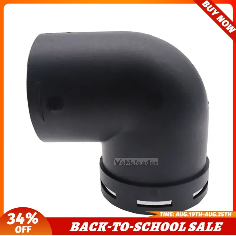 60mm 75mm Car Heater Warm Air Ducting Pipe Elbow Outlet Connector Black Plastic Air Ducting Pipe Elbow Outle