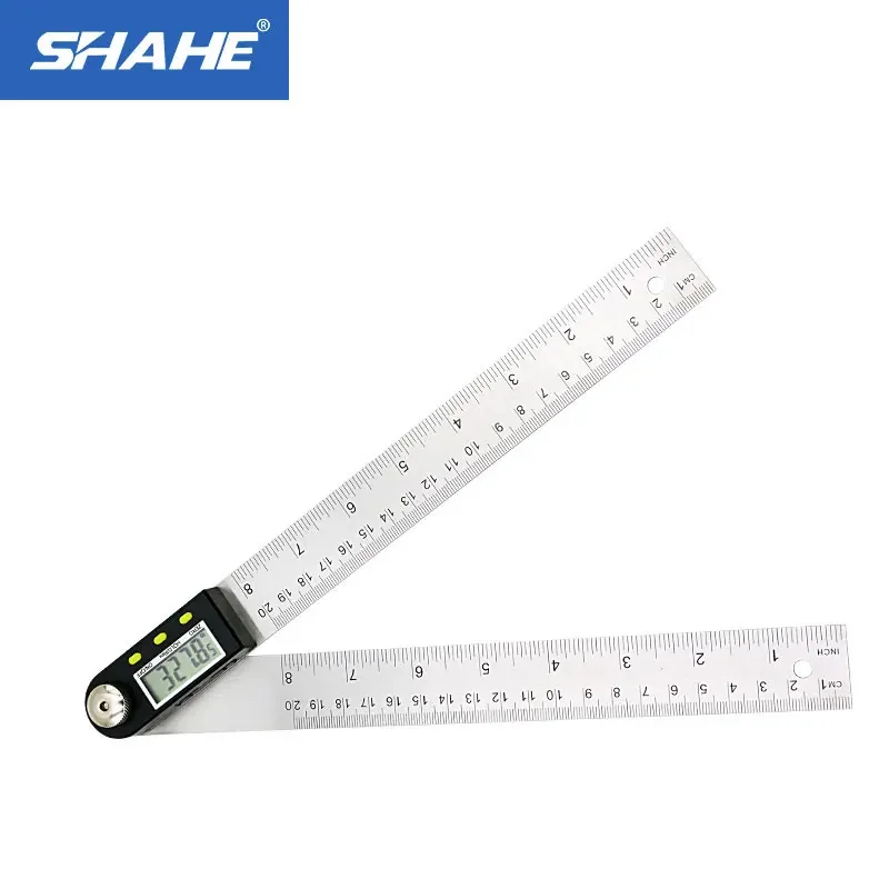 200mm 8'' Digital Protractor Inclinometer Electronic Angle Ruler Goniometer Measurements Stainless Steel Angle Ruler