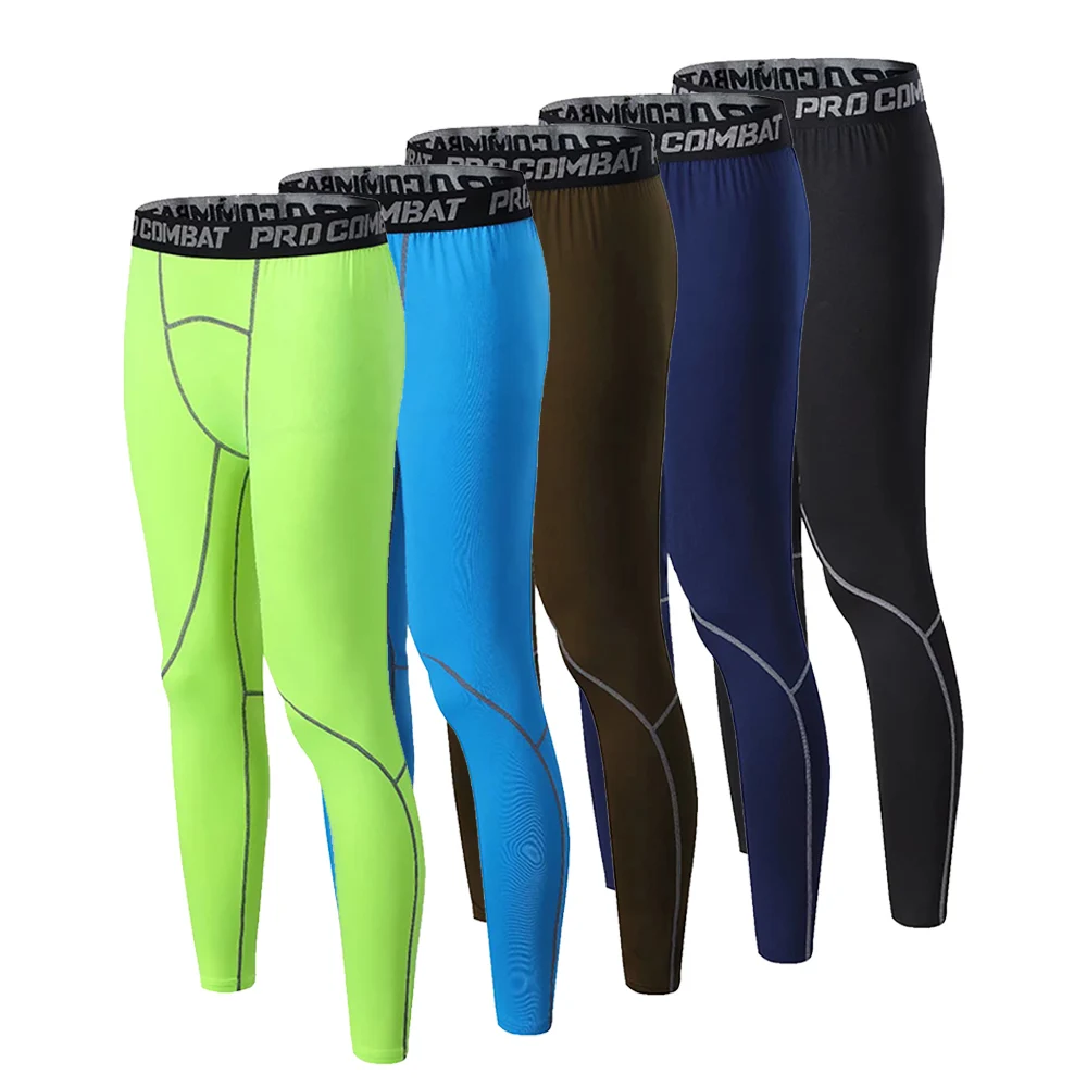 Men's Sportswear Compression Fitness Sport Leggings Men Training Basketball Tights Gym Running Sports Pants