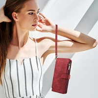PU Leather Phone Case for Samsung Galaxy S25Edge Ultra S24 S23 S22 S21 S20 S10 S9 S8Plus FE Note20 Flip Wallet Style Phone Cover 3