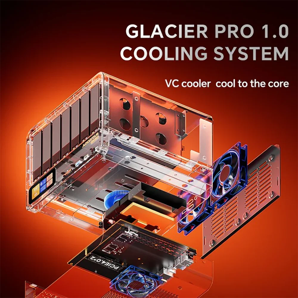 AOOSTAR WTR MAX NAS Mini PC 11-Bay Ryzen 7 Pro 8845HS 6×3.5