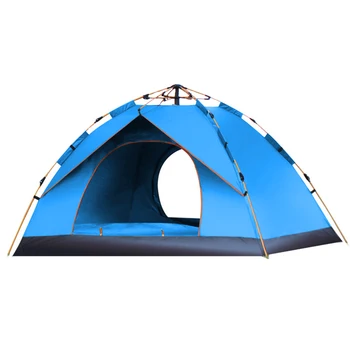 Outdoor Pop Up Tent Water-resistant Portable Instant Camping Tent for 1-2 / 3-4 People Family Tent 2