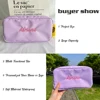 Personalized Embroidery High Capacity Makeup Bag Nylon Waterproof Travel Toiletry Bag for Women Girl Custom Name 2