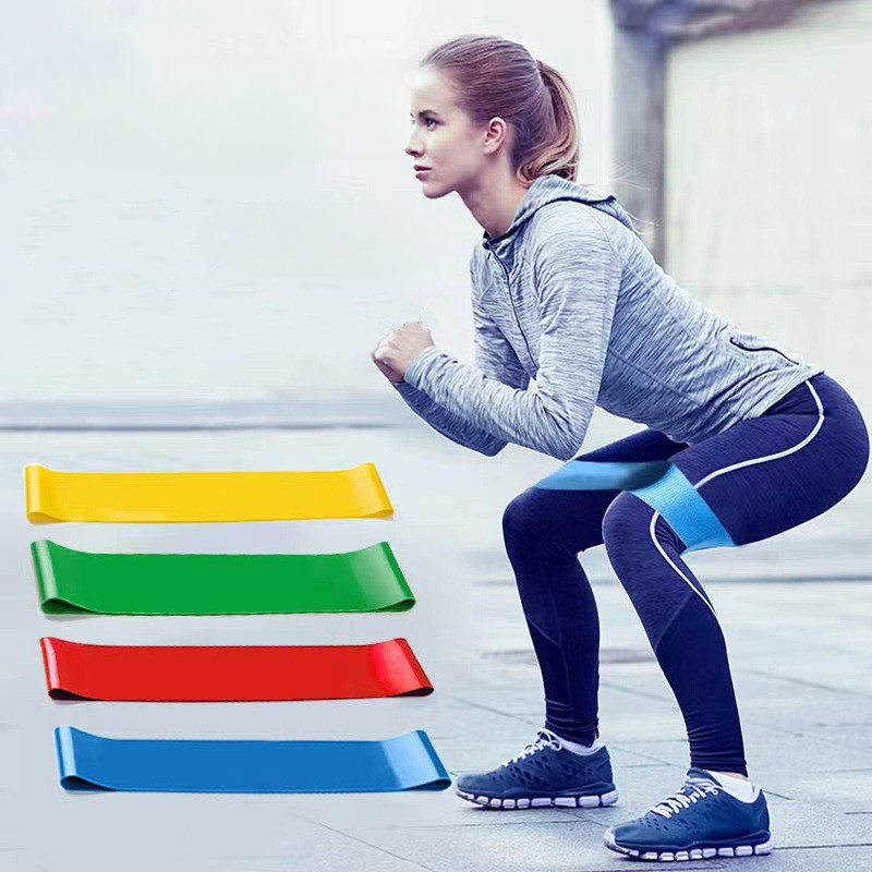 Yoga Elastic Band Fitness Tension Bands Open Shoulder Training Hip Force Stretch Assist Strap Sports Resistance Yogas Belts