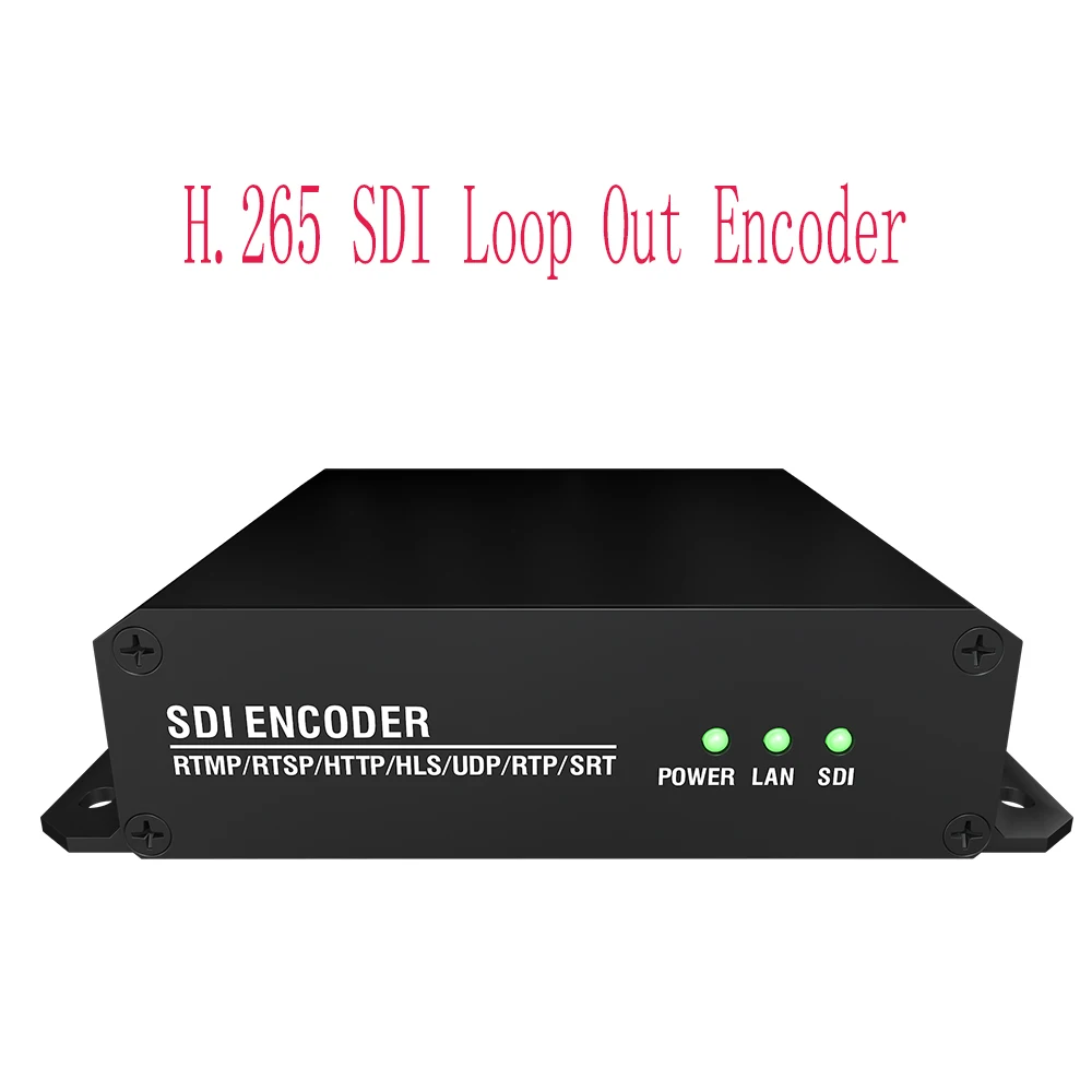 

SDI Loop Out Live Encoder H.265 3G HD SD-SDI Capture Card Iptv Live Srt Video Push Stream